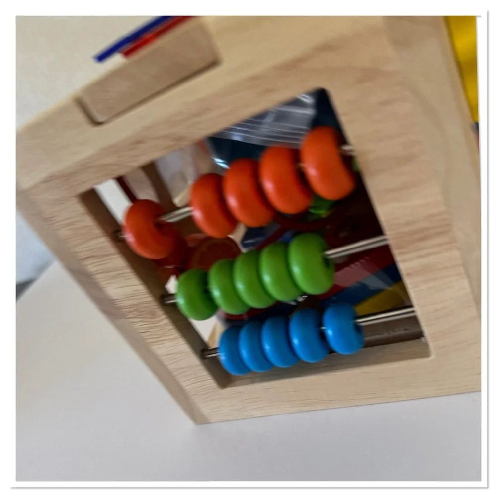 Wooden Activity Cube For Kids 18+Months Learning Toy